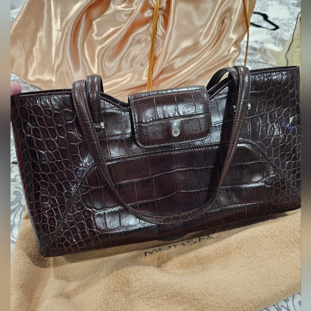 Monsac Brown Leather bag